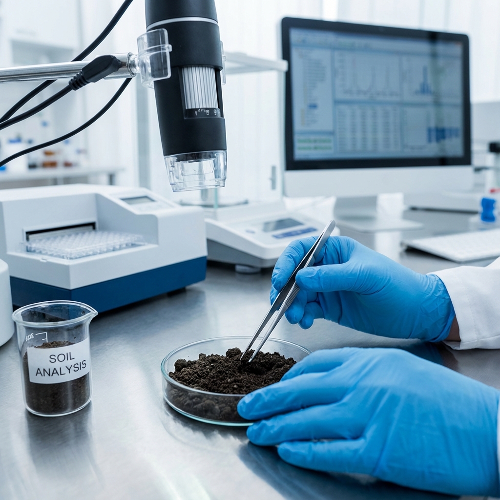 Imagem ilustrativa do serviço de Análise de Solo